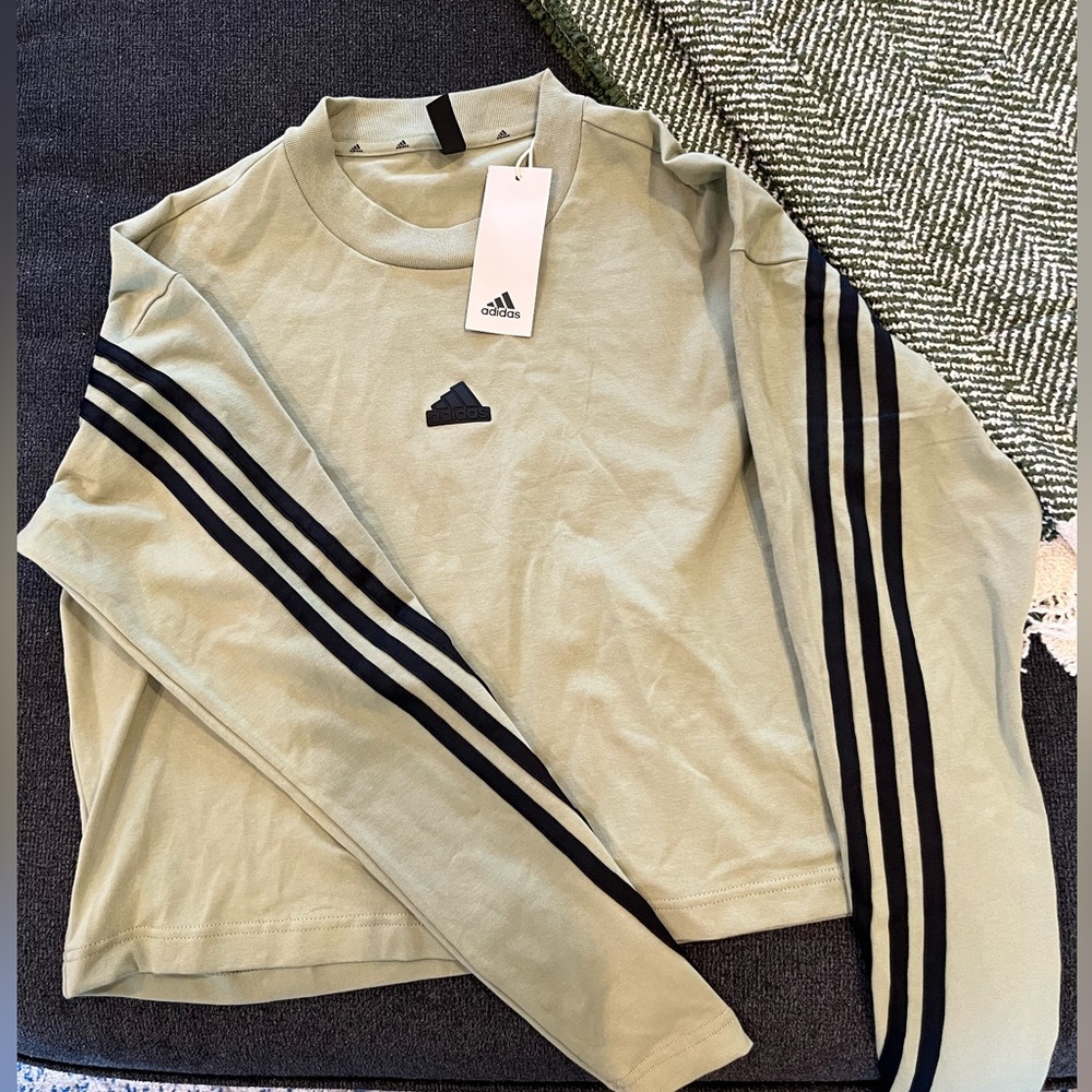 Women’s Adidas 3 Stripe Future Icon Long Sleeve Shirt